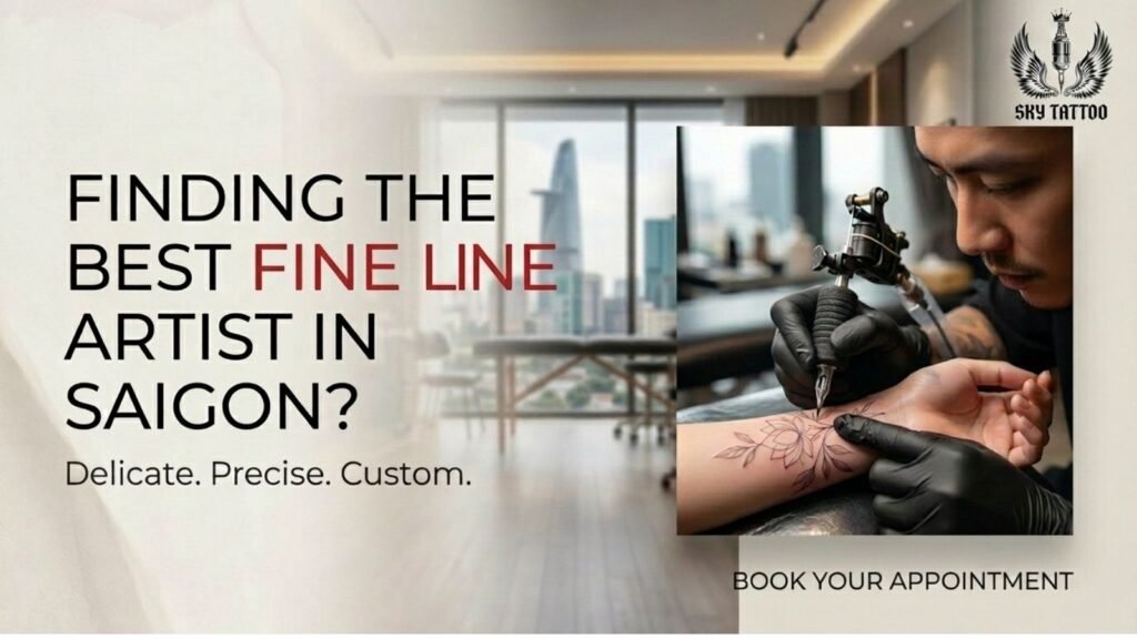Searching for the Best Fine Line Tattoo Artist Near Me in Ho Chi Minh City
